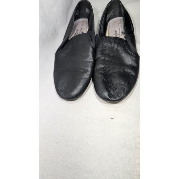 ABT American Ballet Theatre Womens Ballet flats Size 7 Black Leather Shoes - Picture 3 of 6